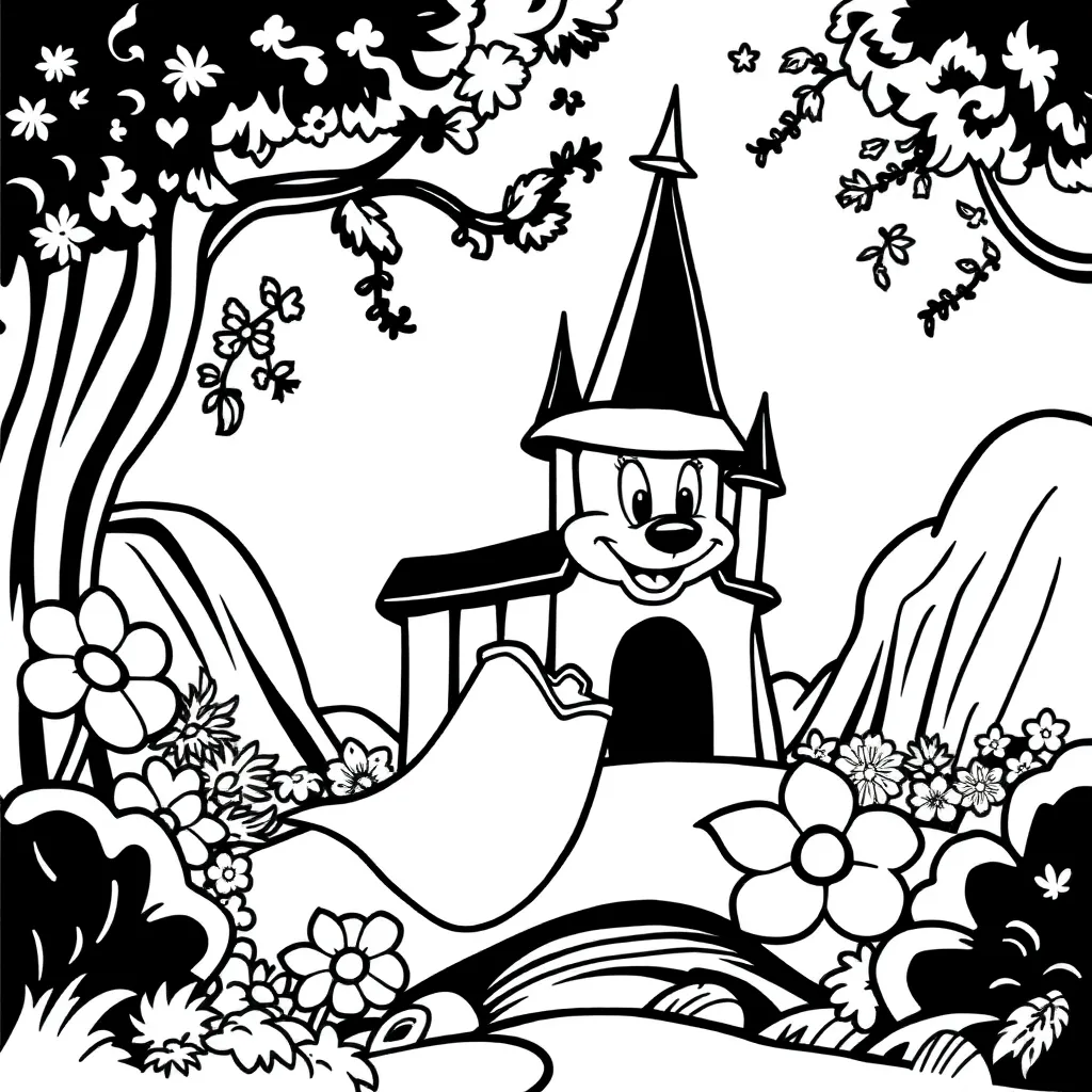 Disney Prinses Sprookjes Creatief Tekenen coloring page for children