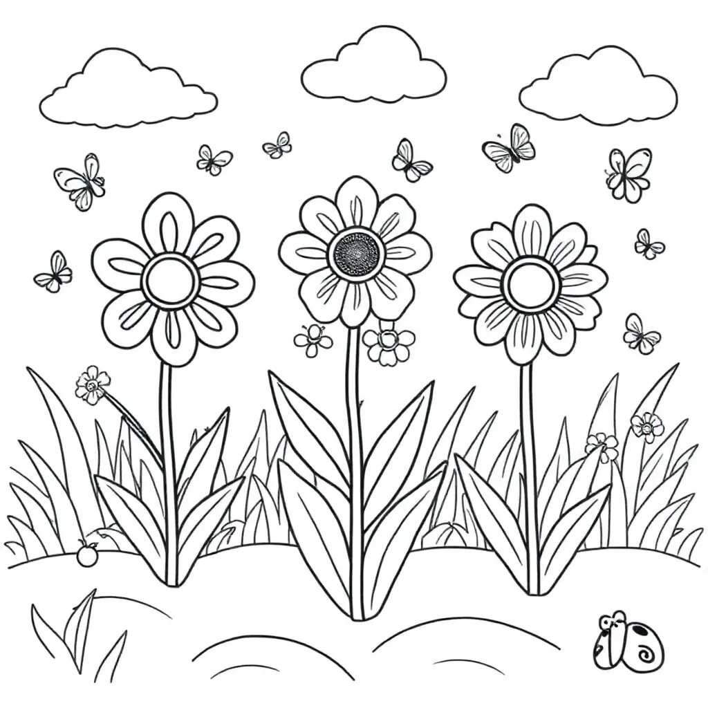 Feuille de coloriage pour enfants
