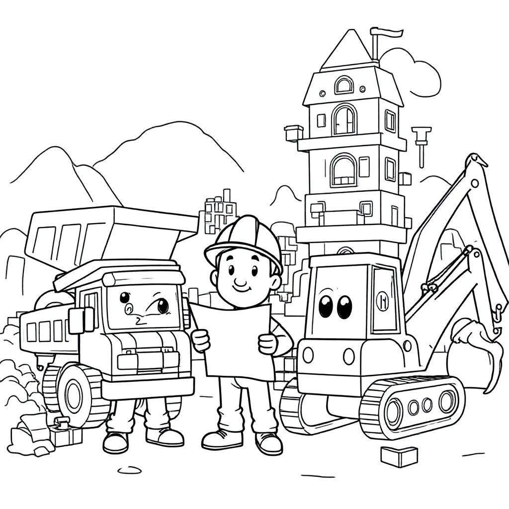 Un chantier de Sjoerd et la ville empilée