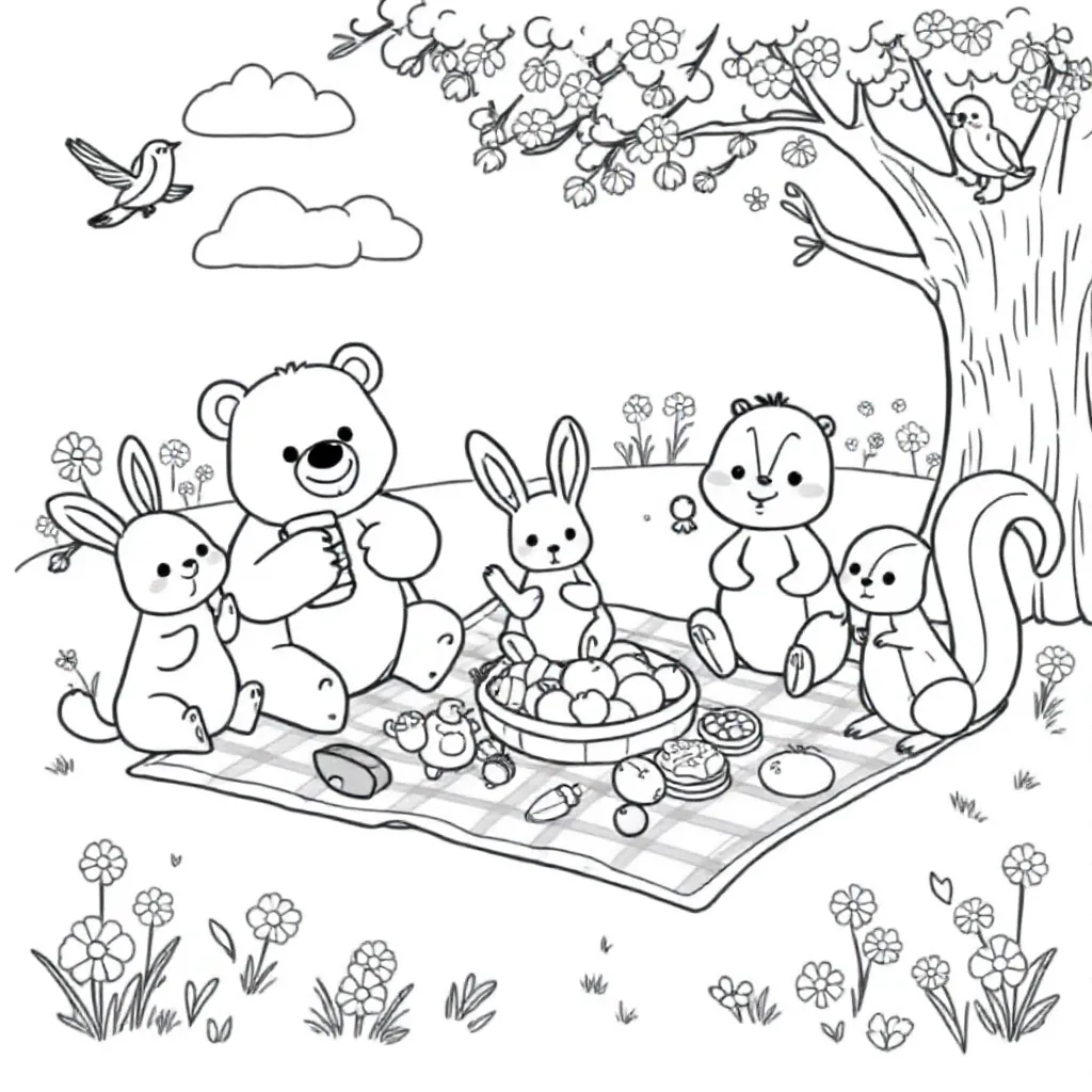 Feuille de coloriage pour enfants