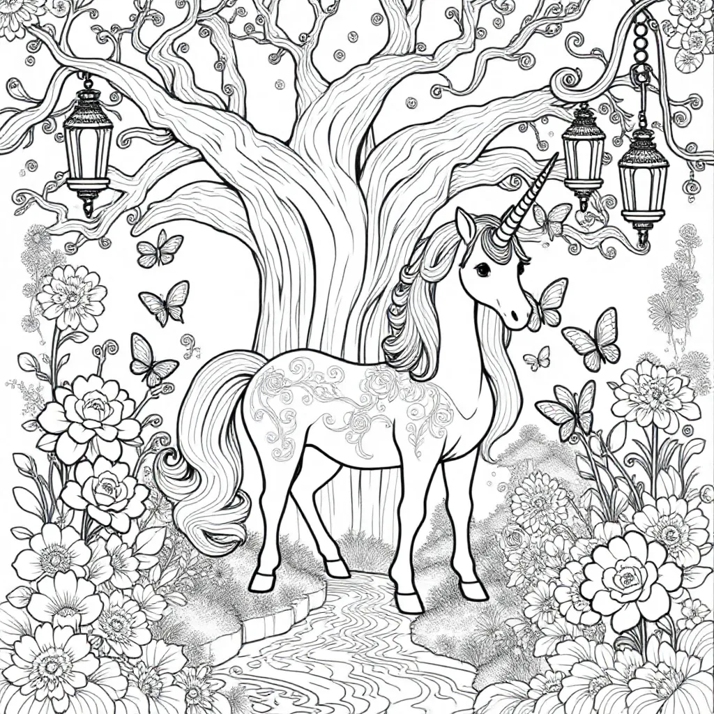 Einhorn Malvorlage