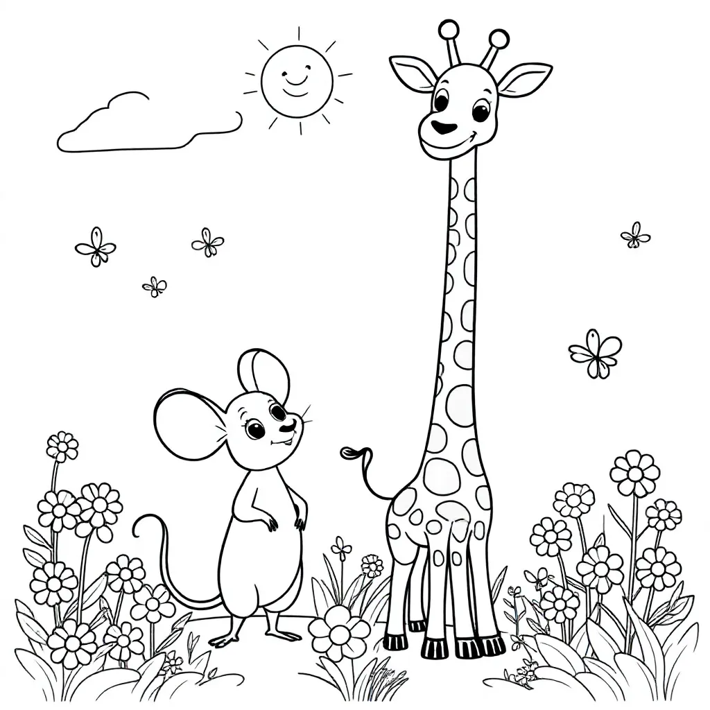 Feuille de coloriage pour enfants