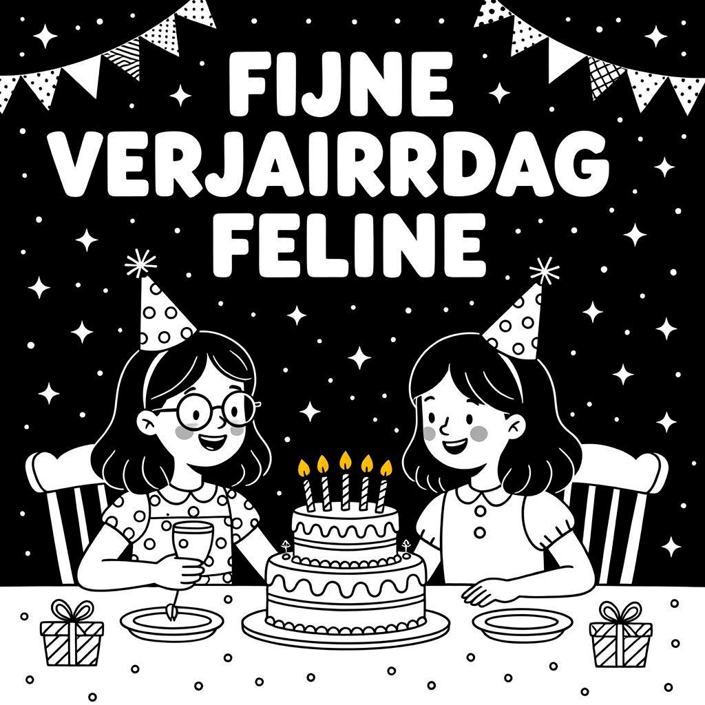 een verjaardags feest met een meisje met een bril en jurk 9 jaar en meisje 9 jaar jarig coloring pag