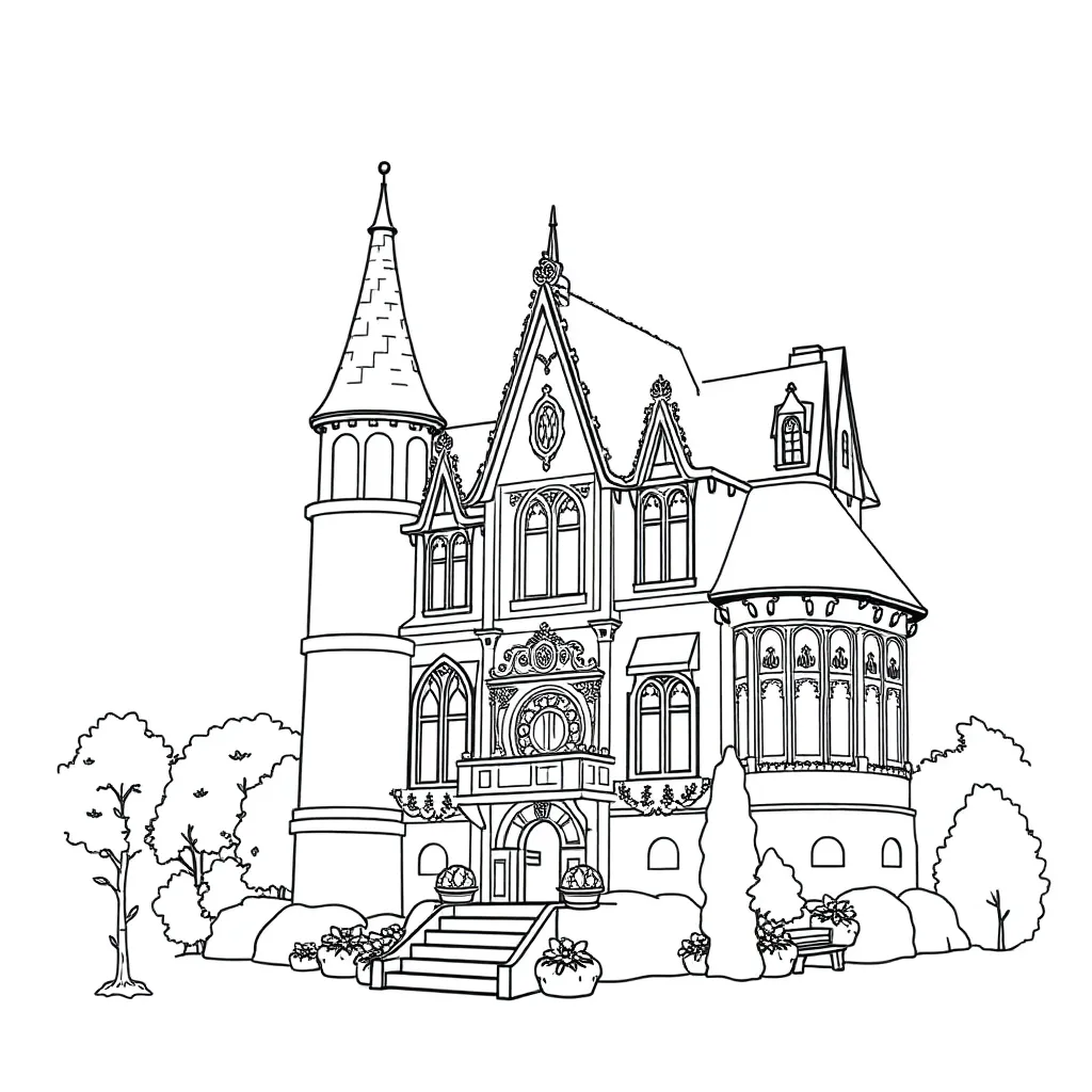 Efteling Sprookjes Attracties Fantasie Magie coloring page for children