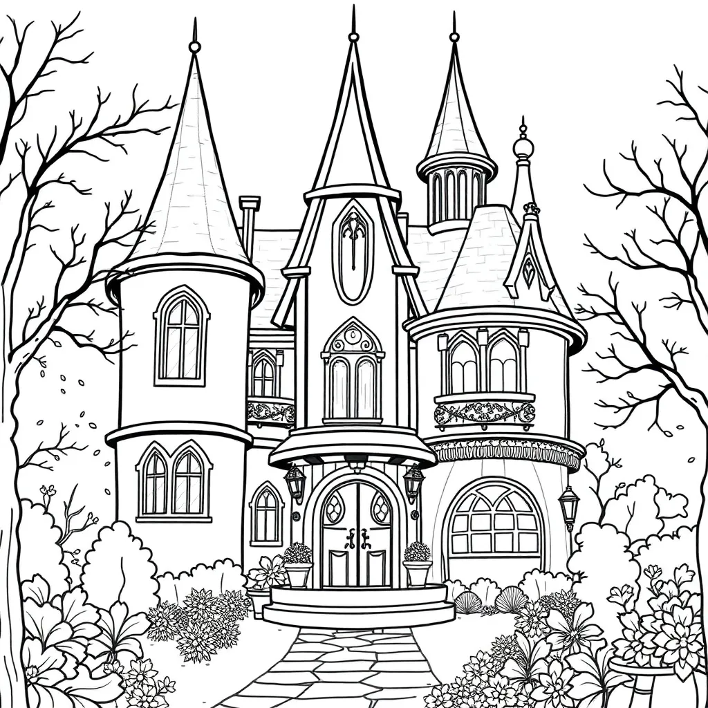 Efteling Sprookjes Fantasie Attracties Avontuur coloring page for children