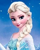 Elsa coloring page for children