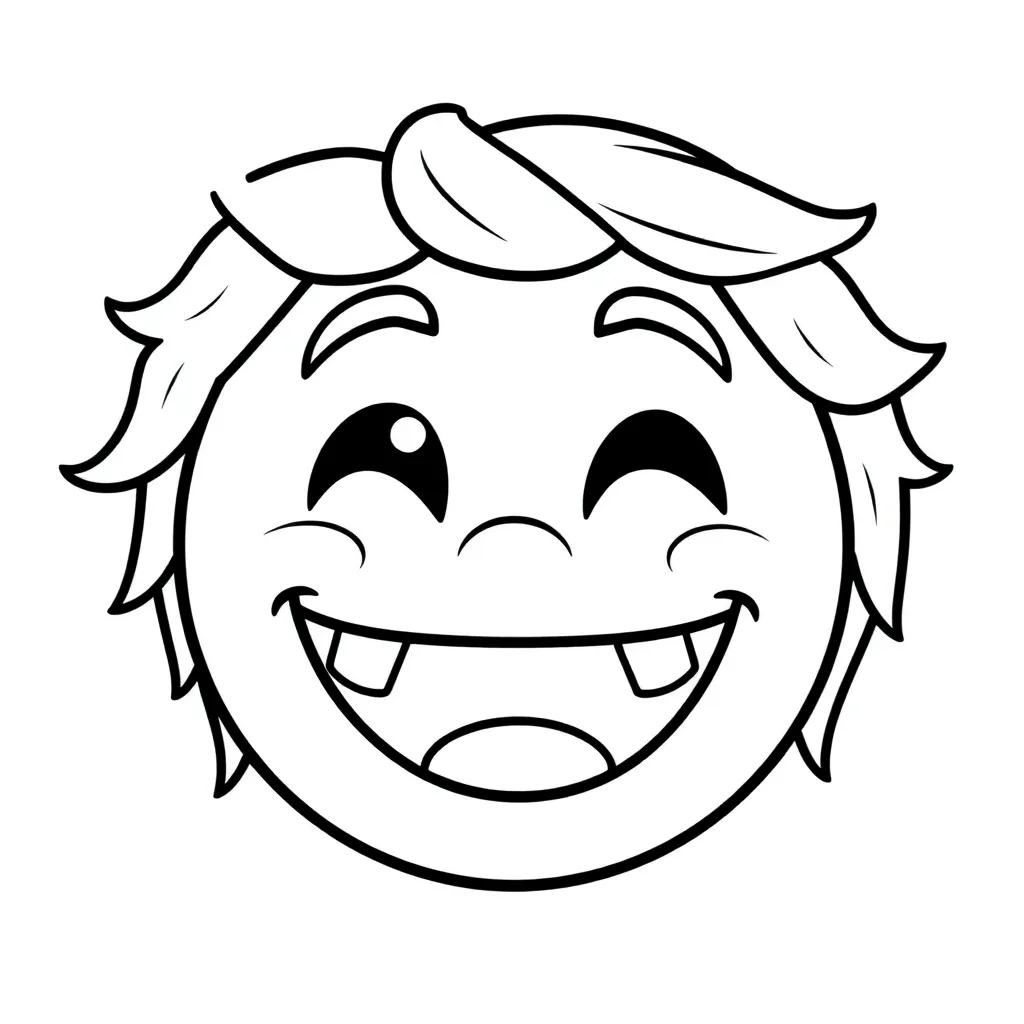 Free Emoji Emotion Coloring Pages - Creative & Fun Coloring Pages