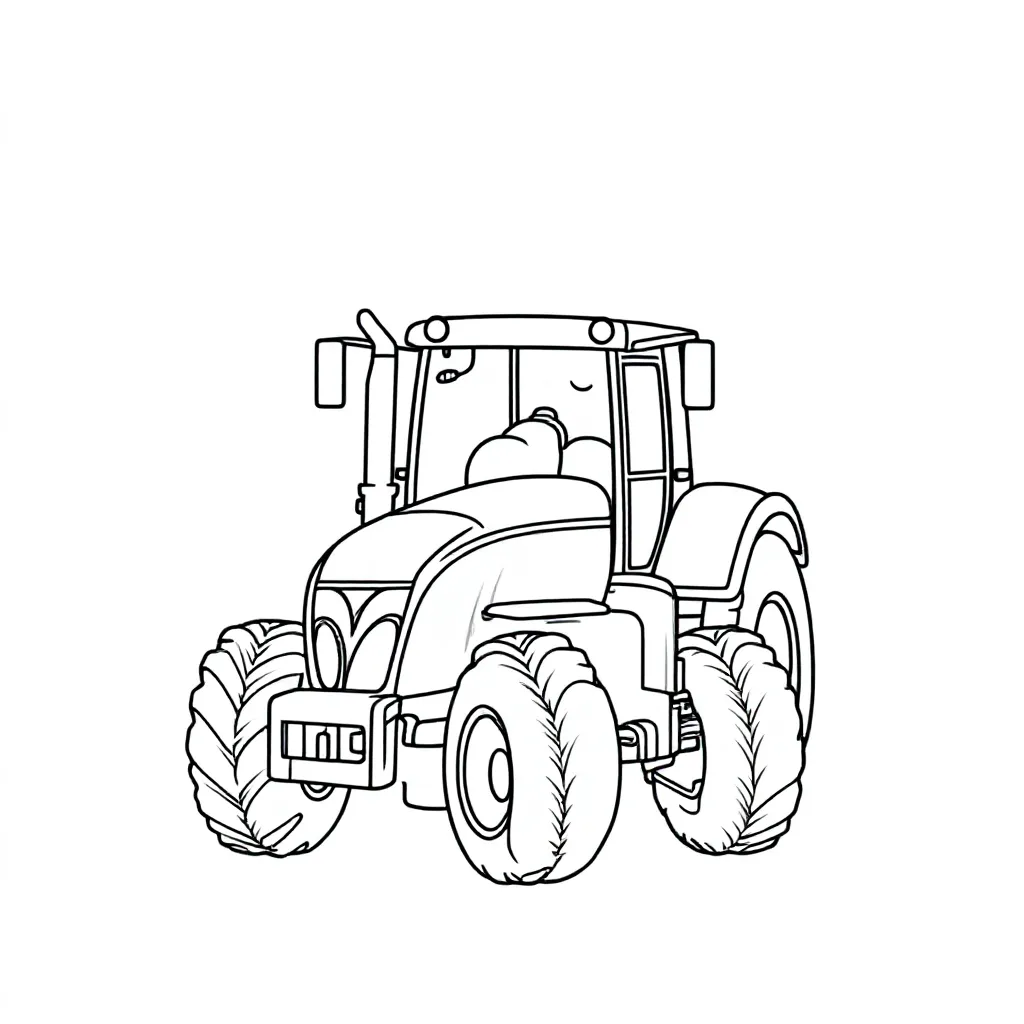Fendt kleurplaat voor kinderen