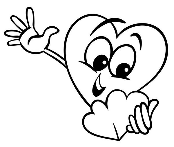 Figura Del Corazon coloring page for children