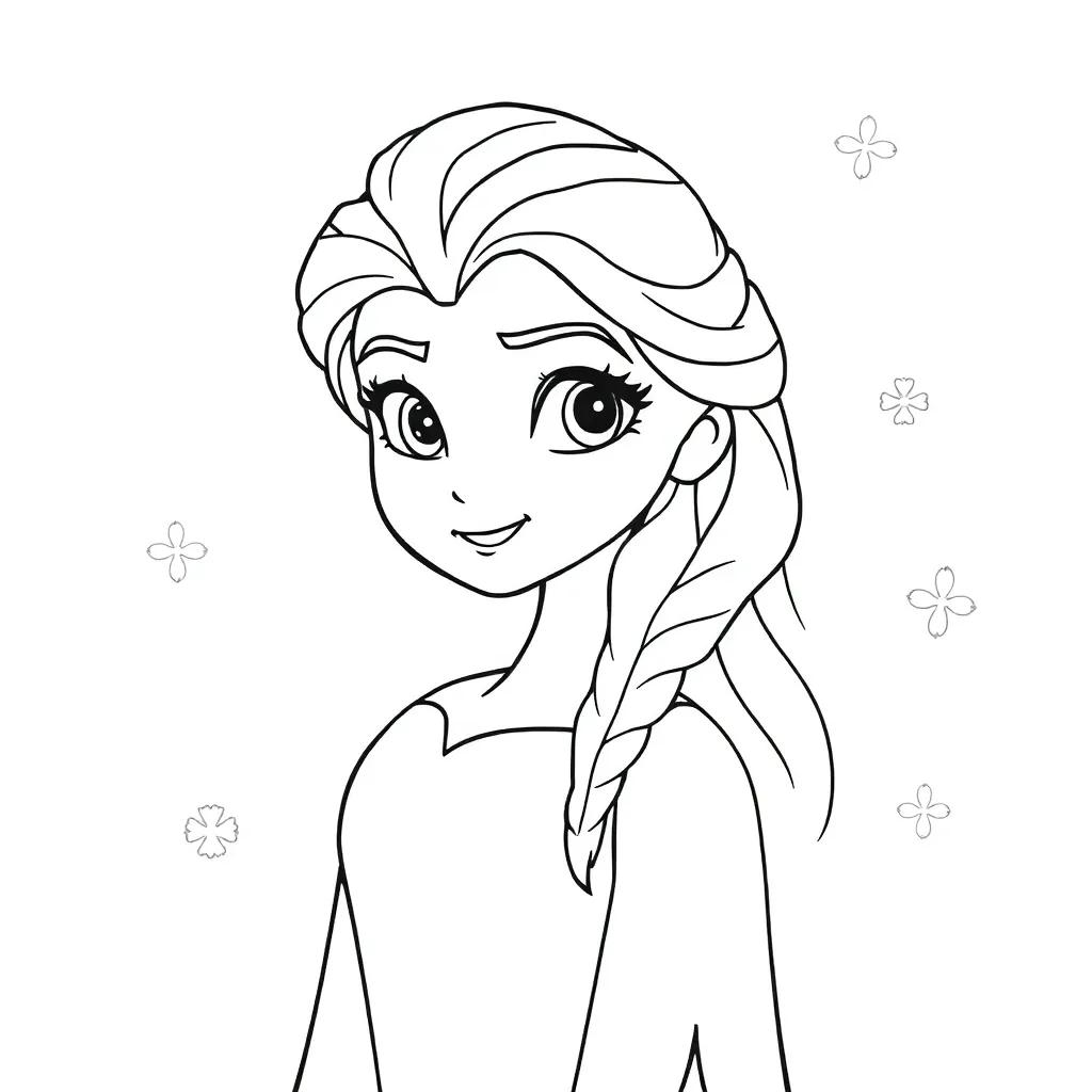 Frozen Disney Prinses Avontuur Magisch coloring page for children