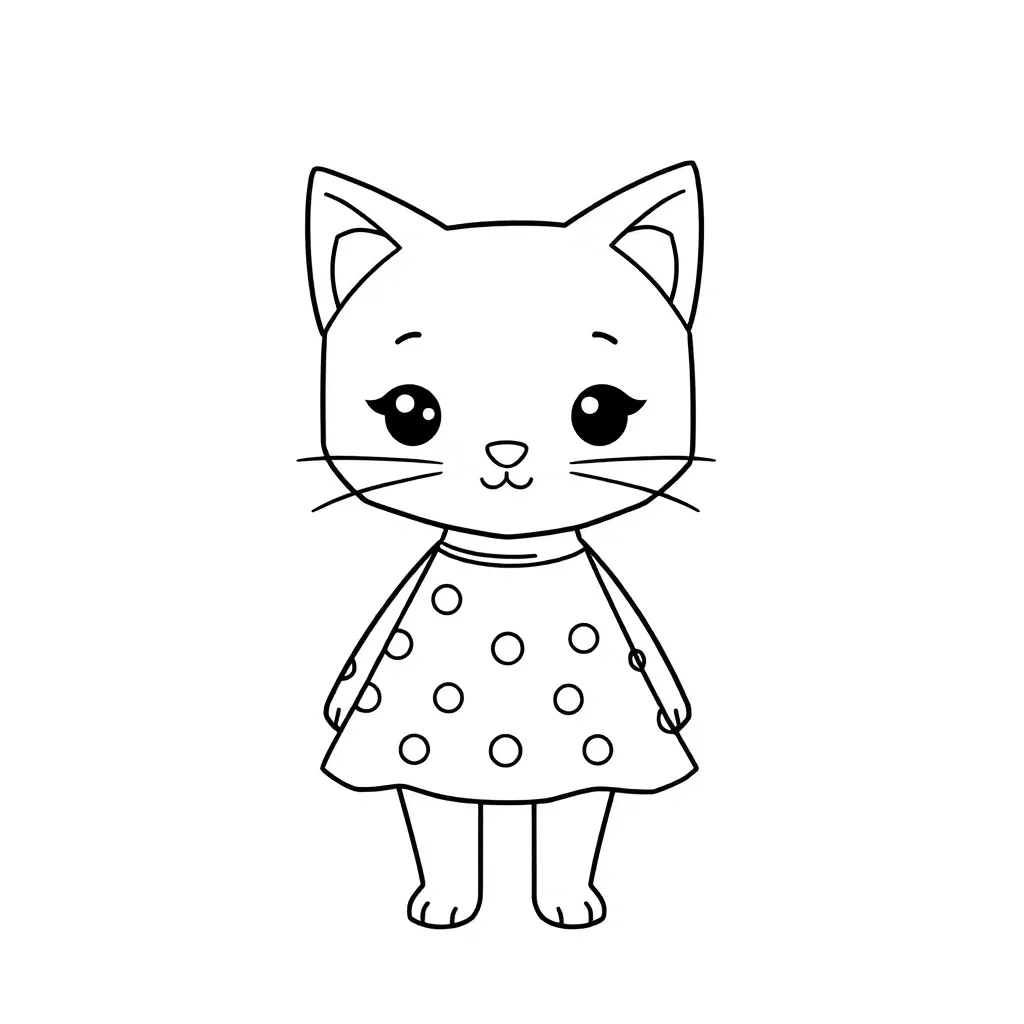 Gabbys Poppenhuis coloring page for children