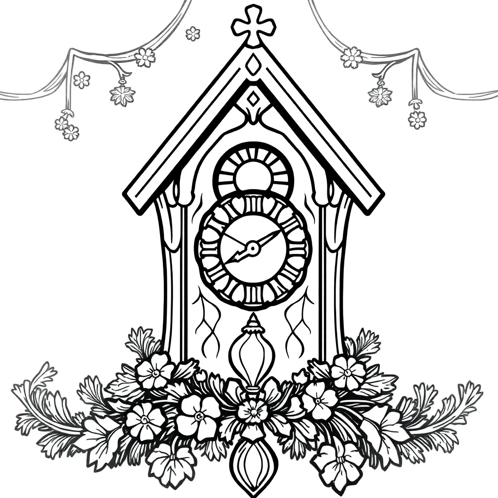 Grote Kerstklok Hulst Feestdagen Kerst Seizoenen coloring page for children