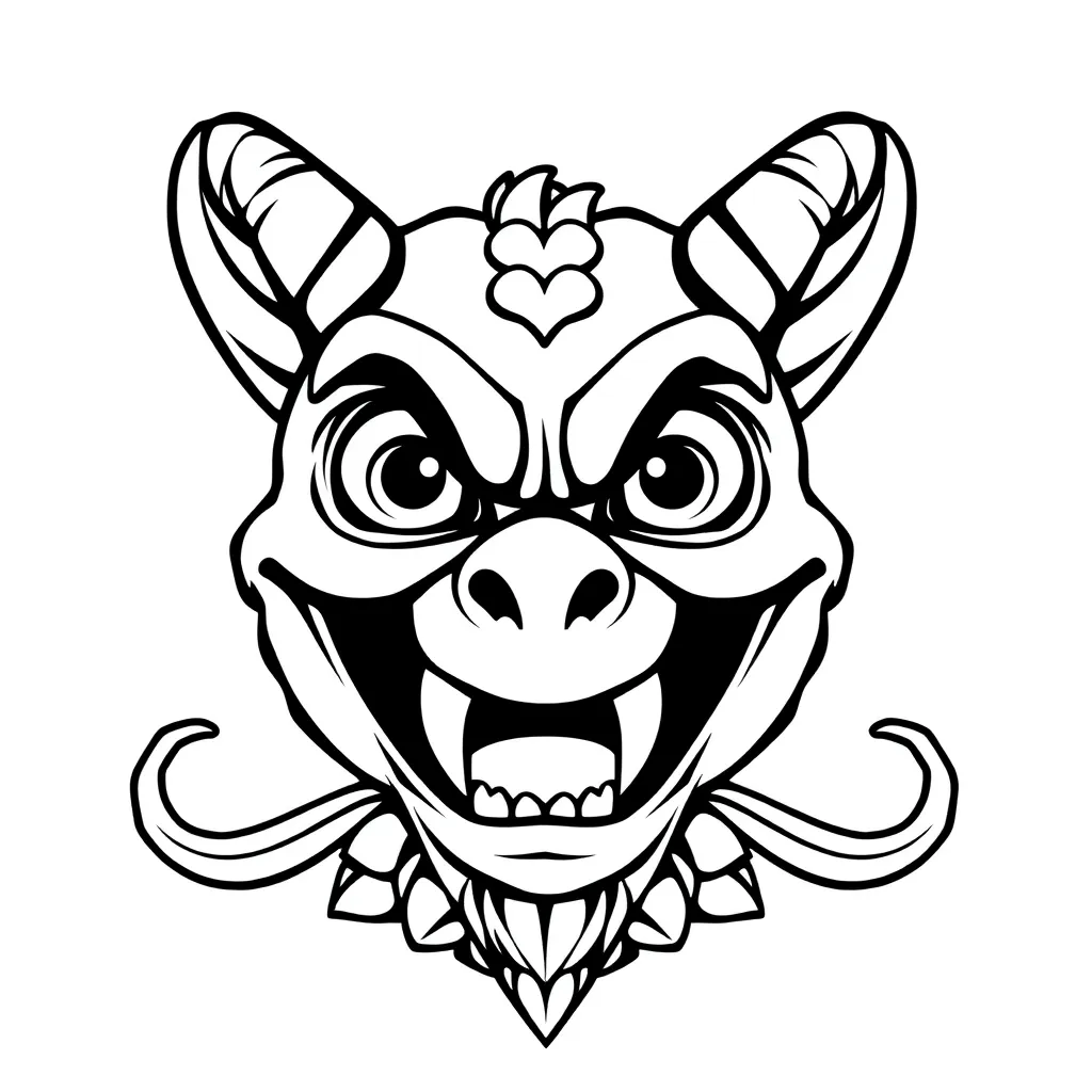 Plantilla para colorear para niños