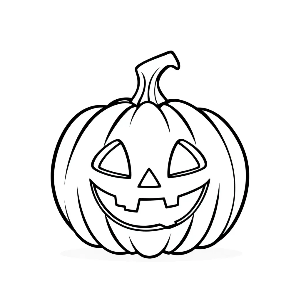 Free Halloween Pumpkin Coloring Pages for Kids - Cartoon Coloring Pages