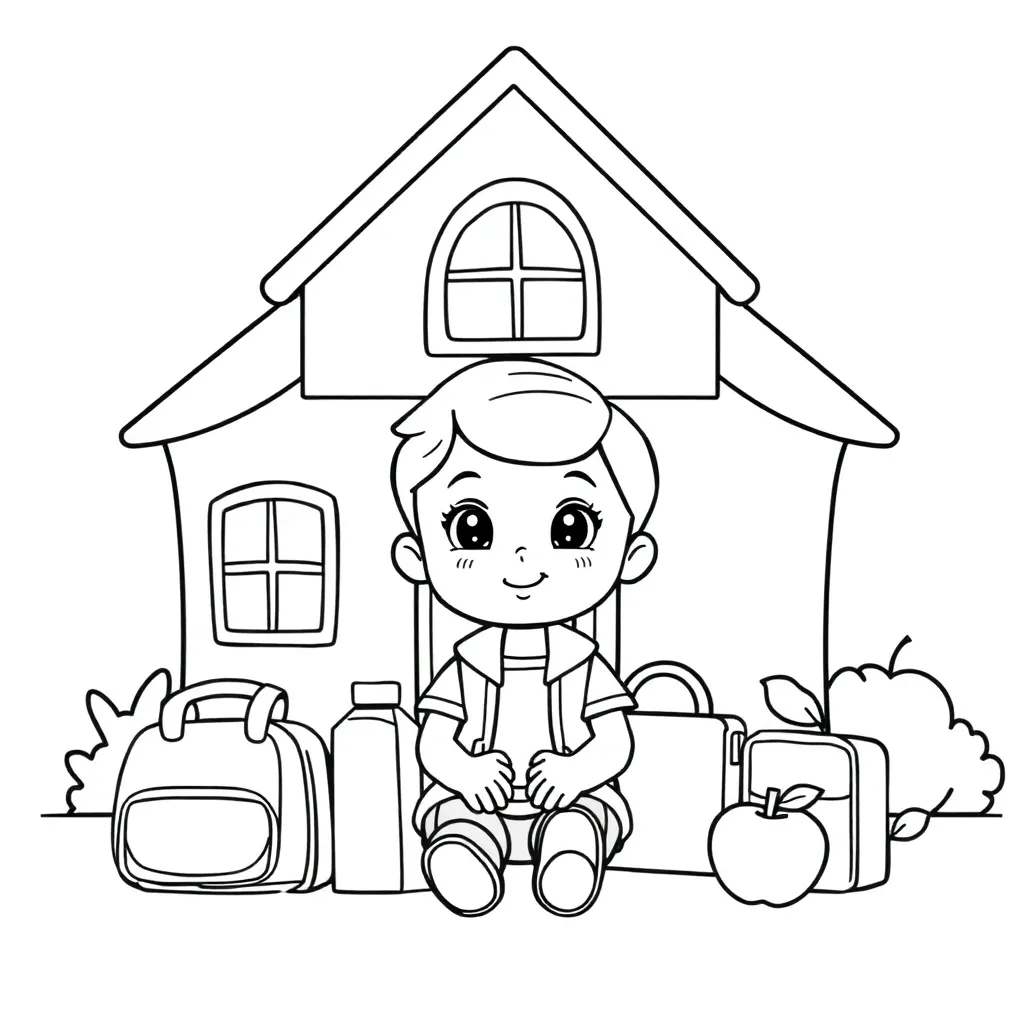 Childrens coloring page
