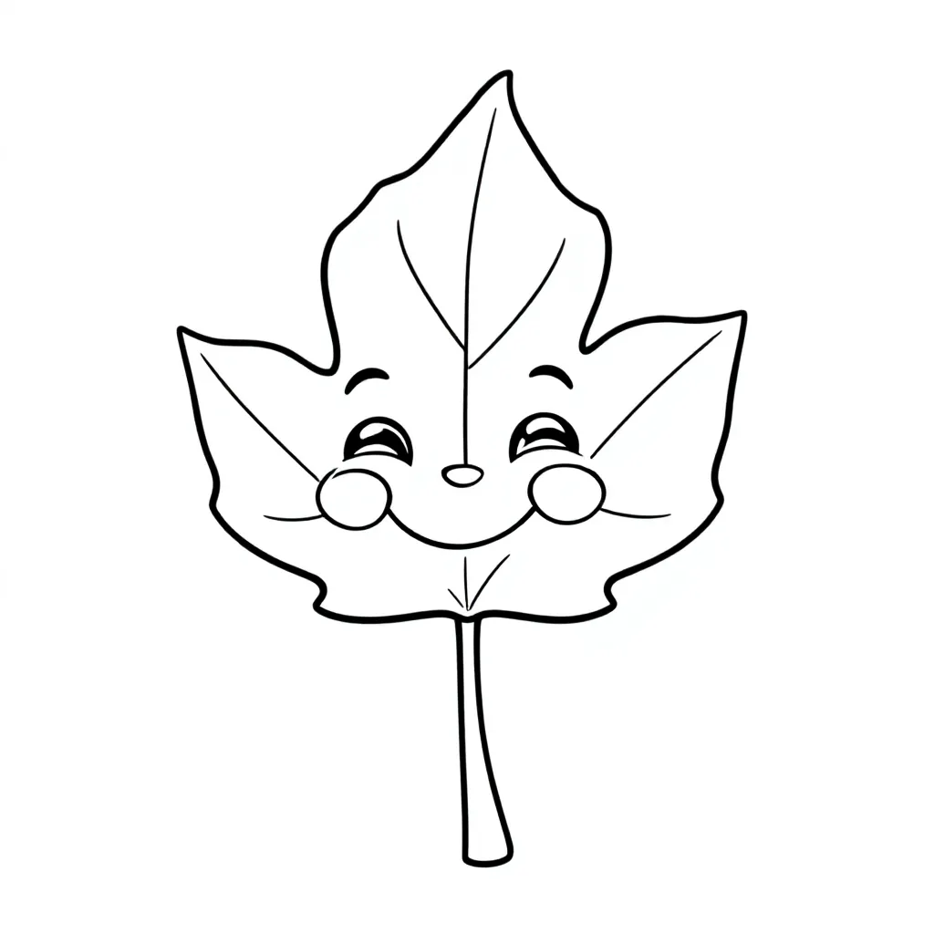 herfst coloring page for children