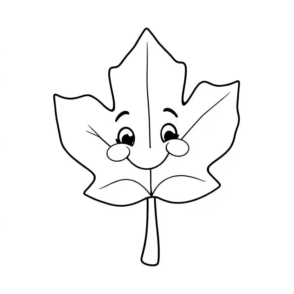 herfst coloring page for children