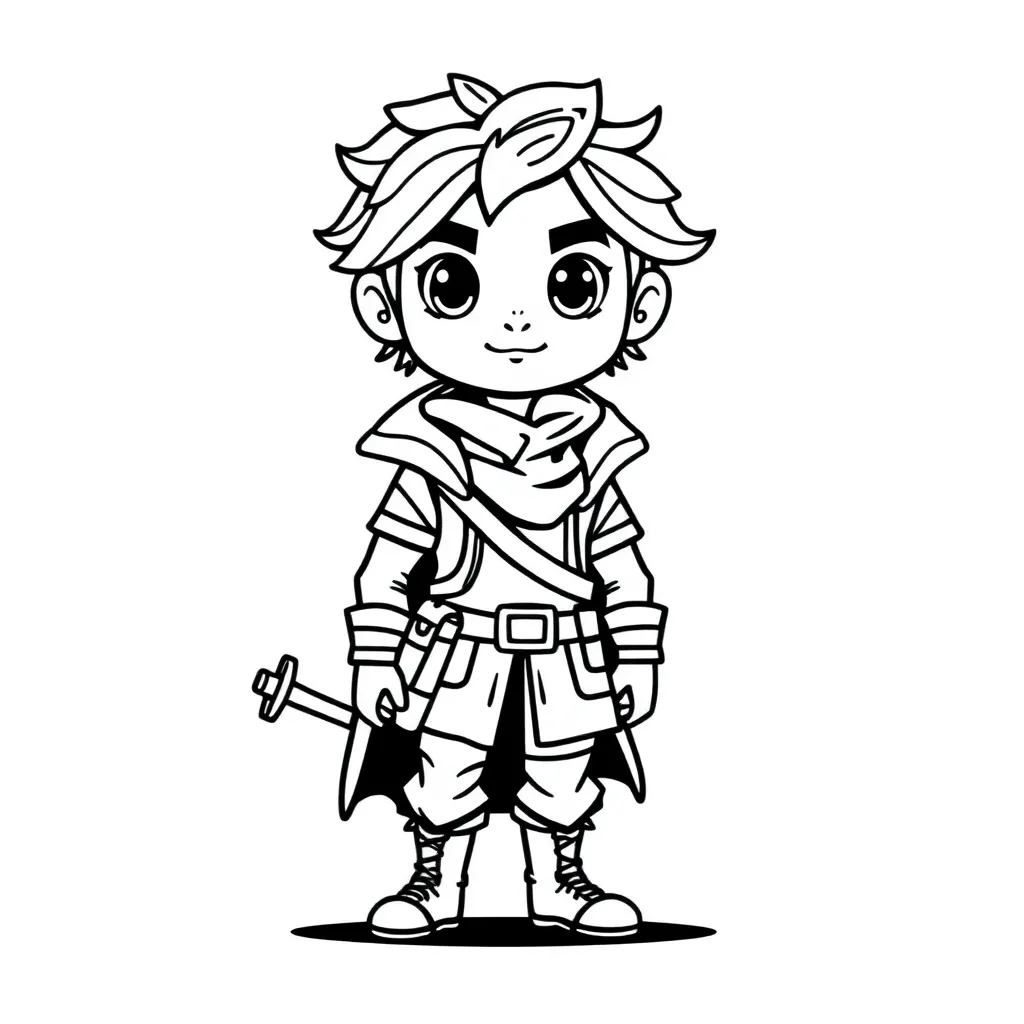 Feuille de coloriage pour enfants