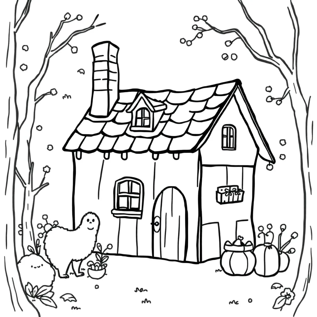 Huisdieren Geheim Creatief Kinderen Tekenen coloring page for children