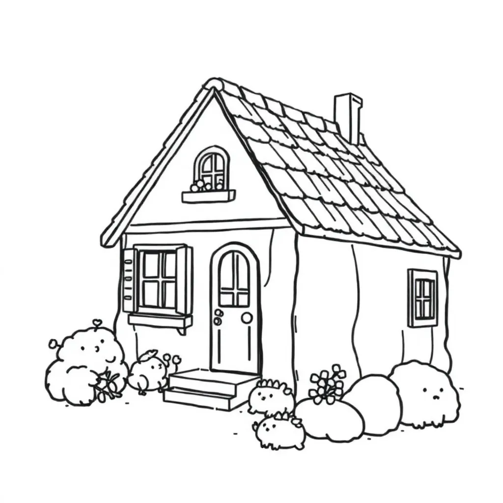 Huisdieren Geheim Creatief Kinderen Tekenen coloring page for children
