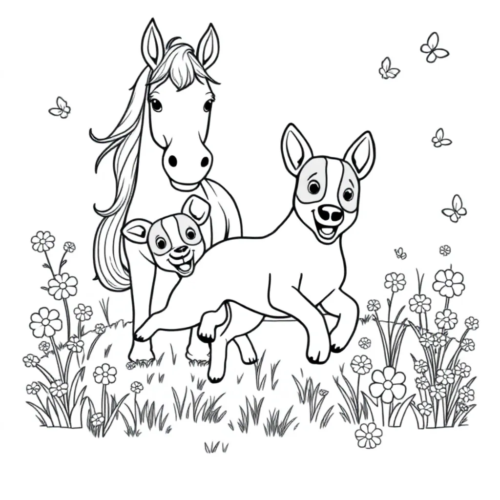 Feuille de coloriage pour enfants