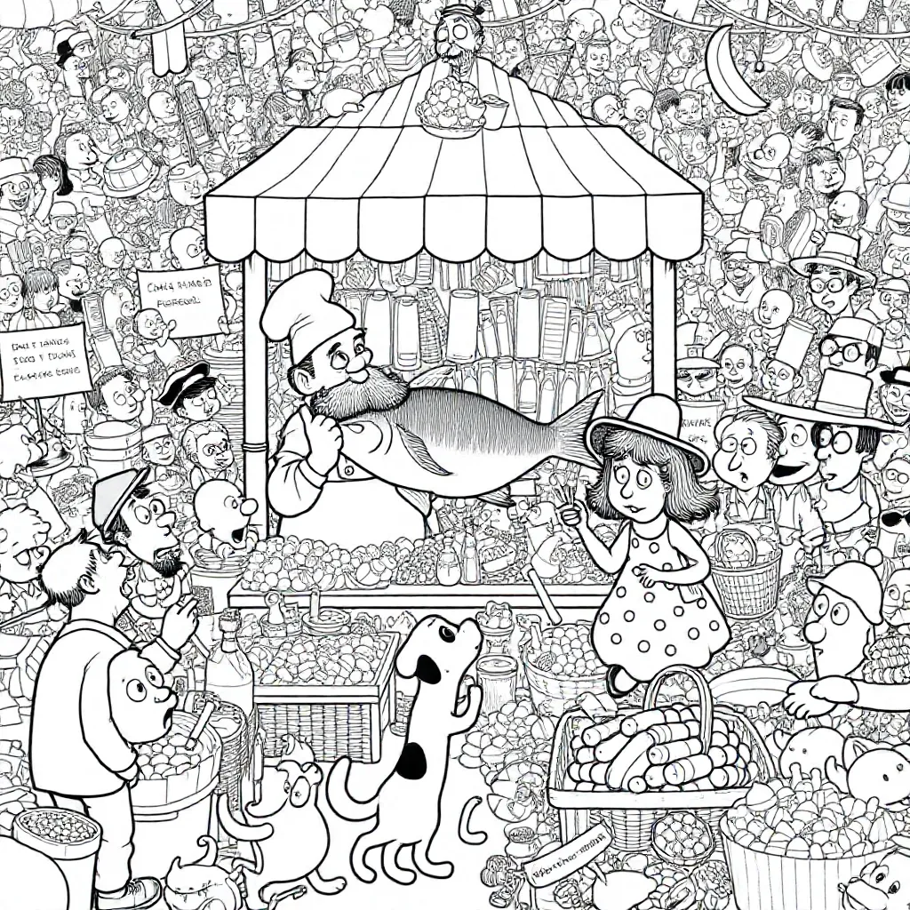 Jan van haasteren kleurplaat voor kinderen