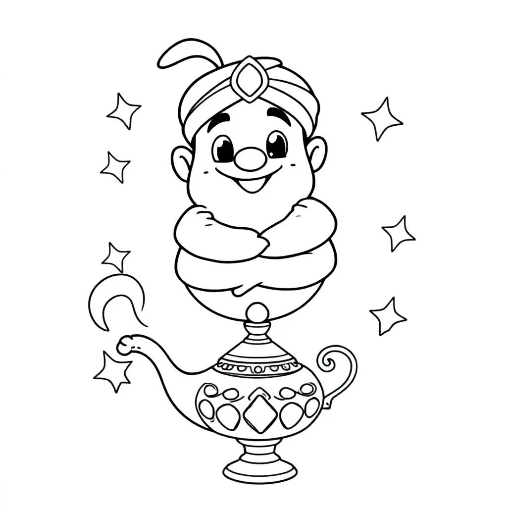 jinu coloring page for children
