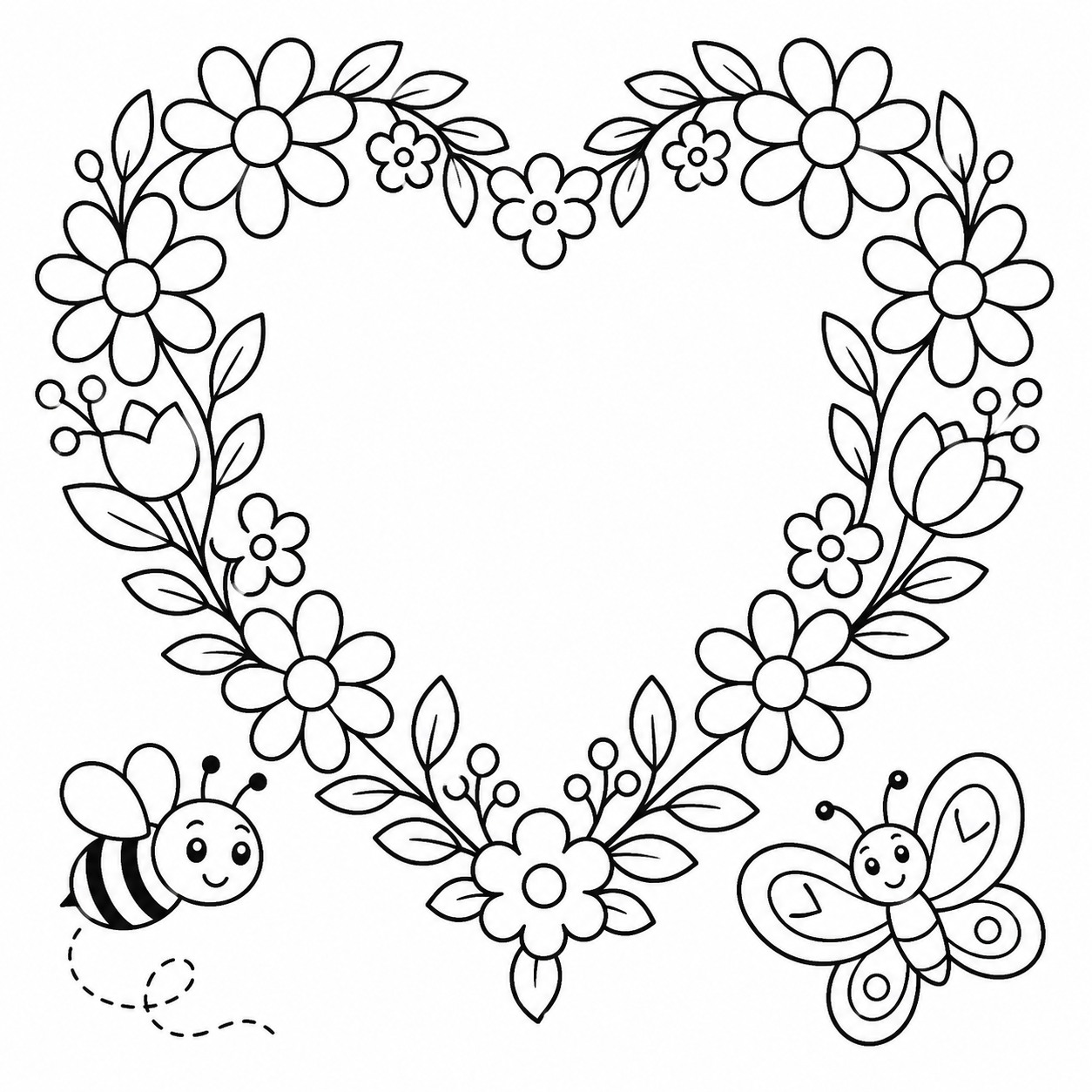 Maestra gracias corazón con flores