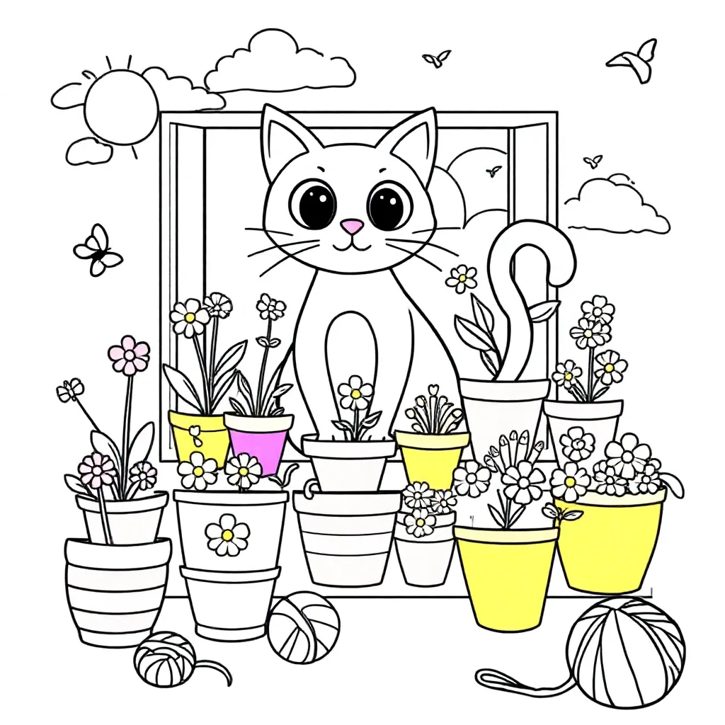 Feuille de coloriage pour enfants