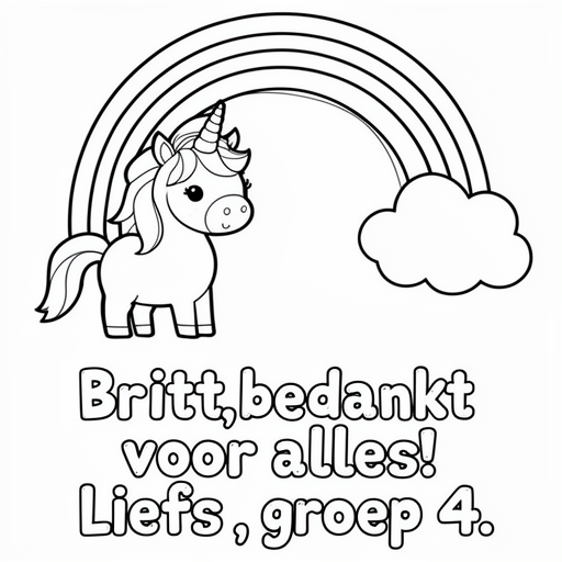 kawaii kleurplaat voor kinderen