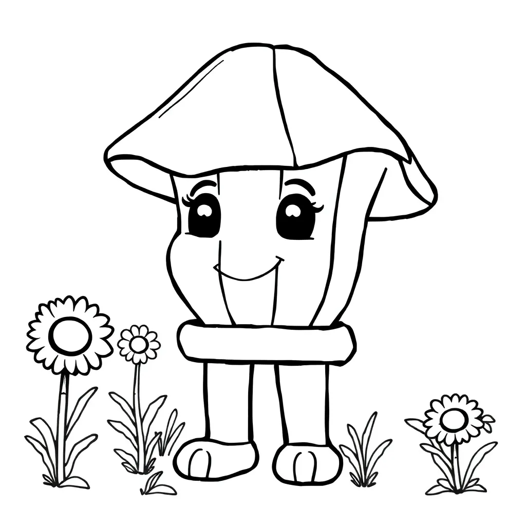 Kostenlose Malvorlage: Nostalgische, fröhliche Kirmesattraktionen - Familien-Malvorlage