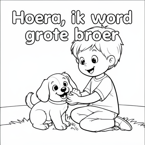Kind met klein hondje