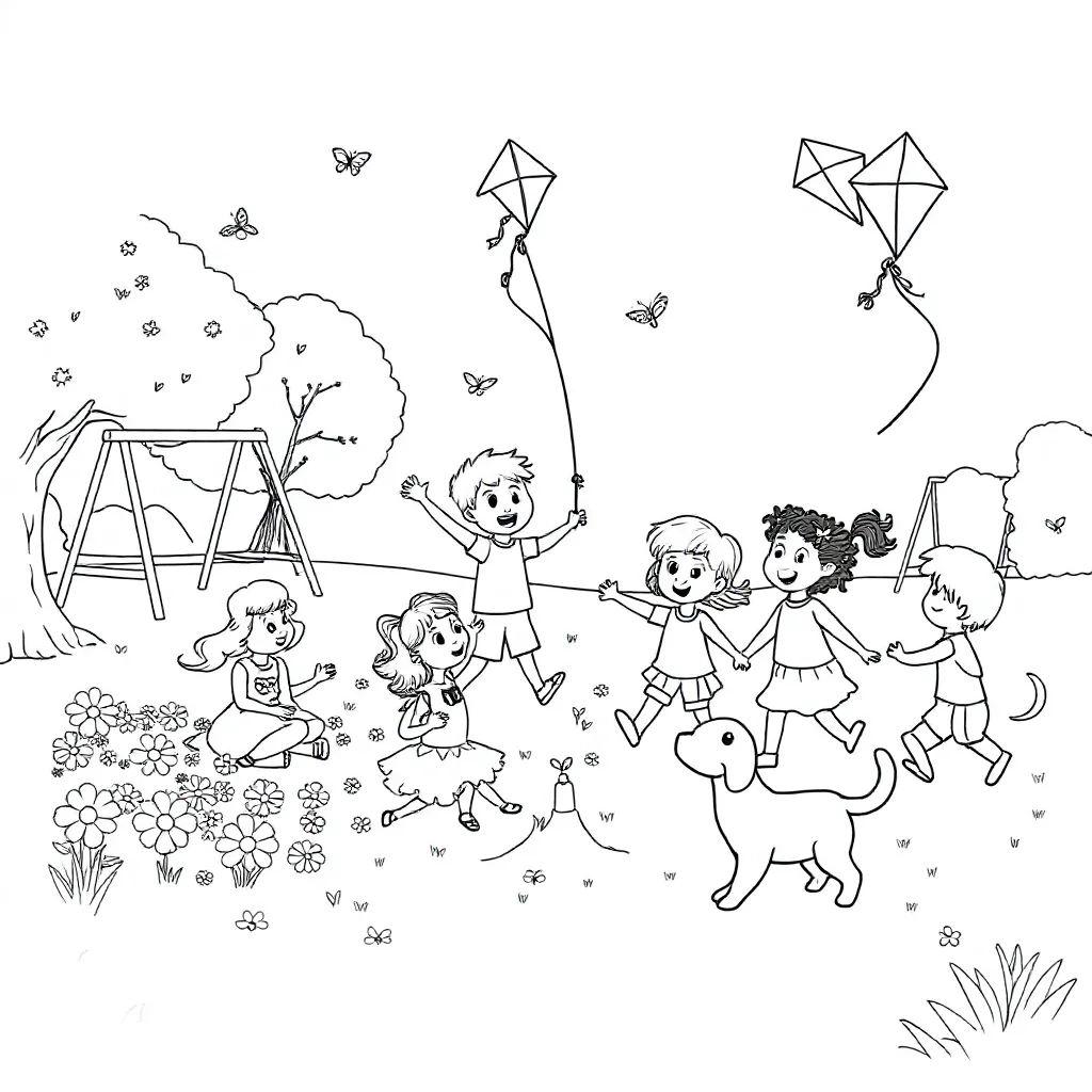 Feuille de coloriage pour enfants
