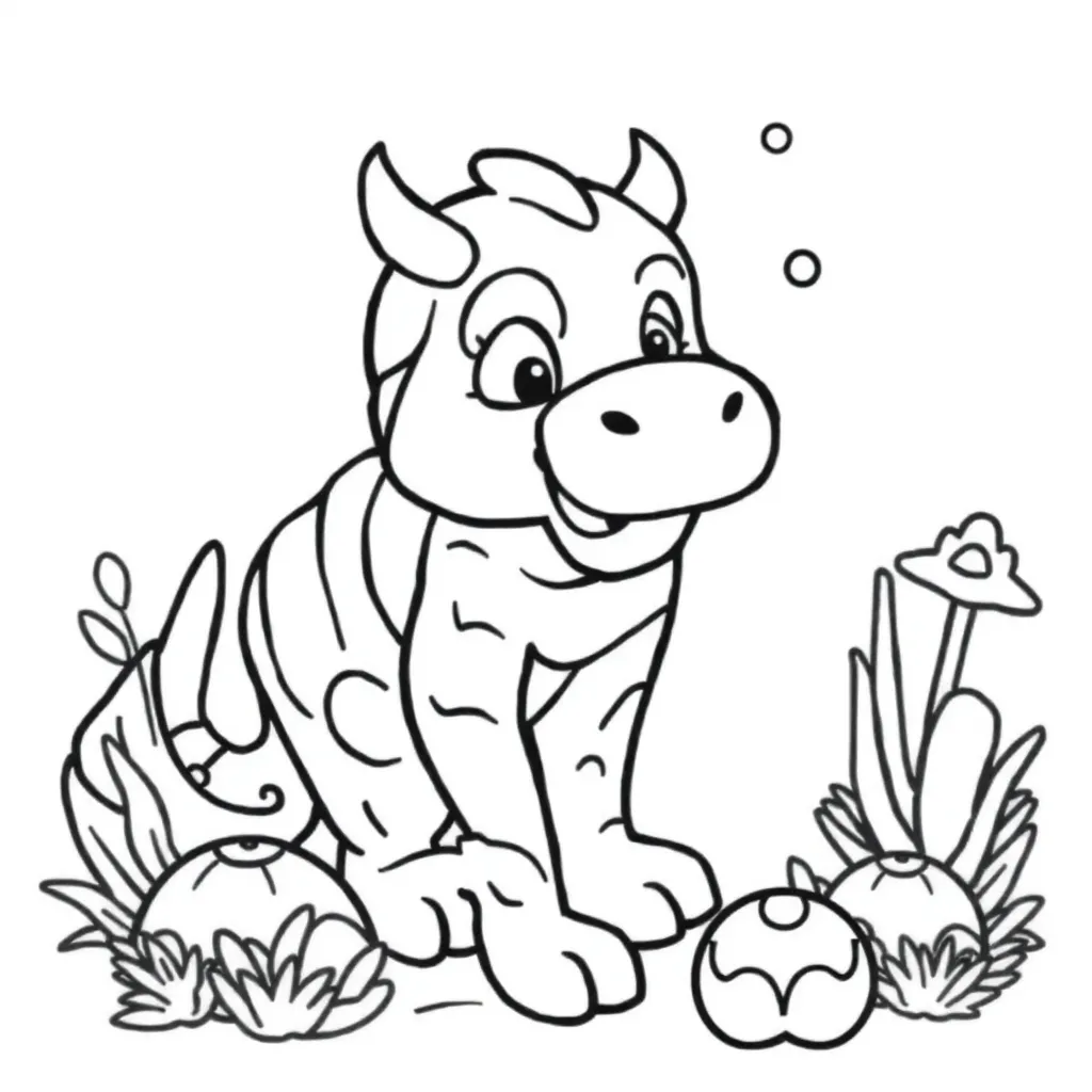Kleurplaten Games coloring page for children