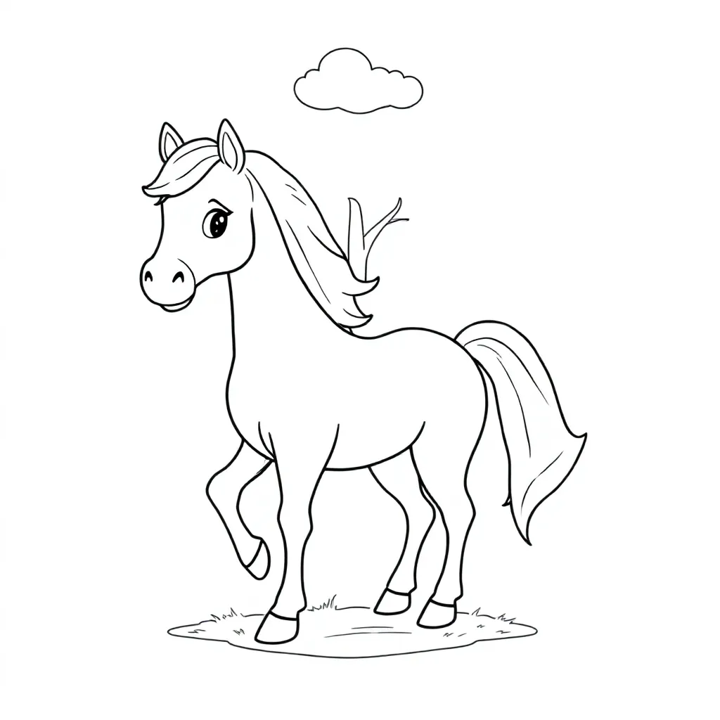 Boer kleurplaten voorbeeld