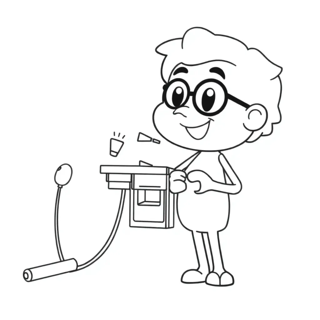 Te analyseren coloring page for children