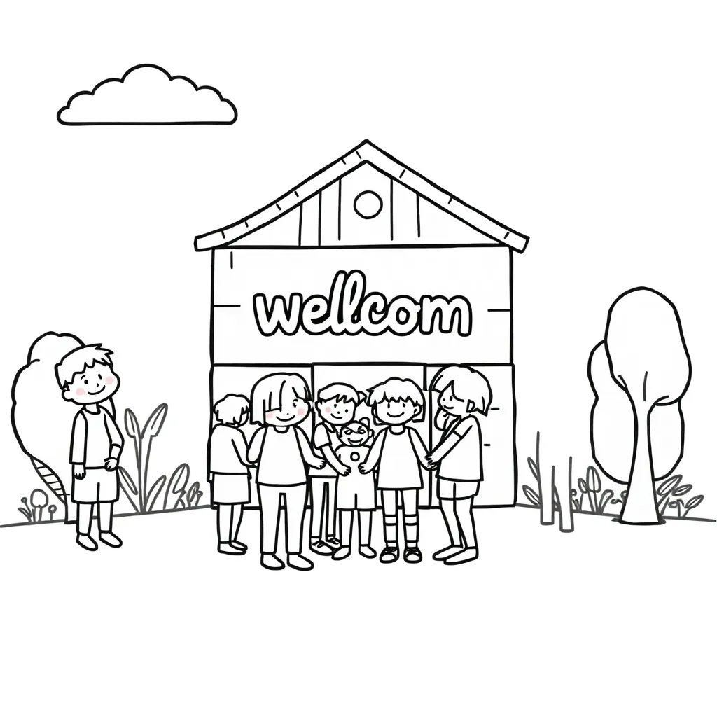 Malvorlage für Kinder