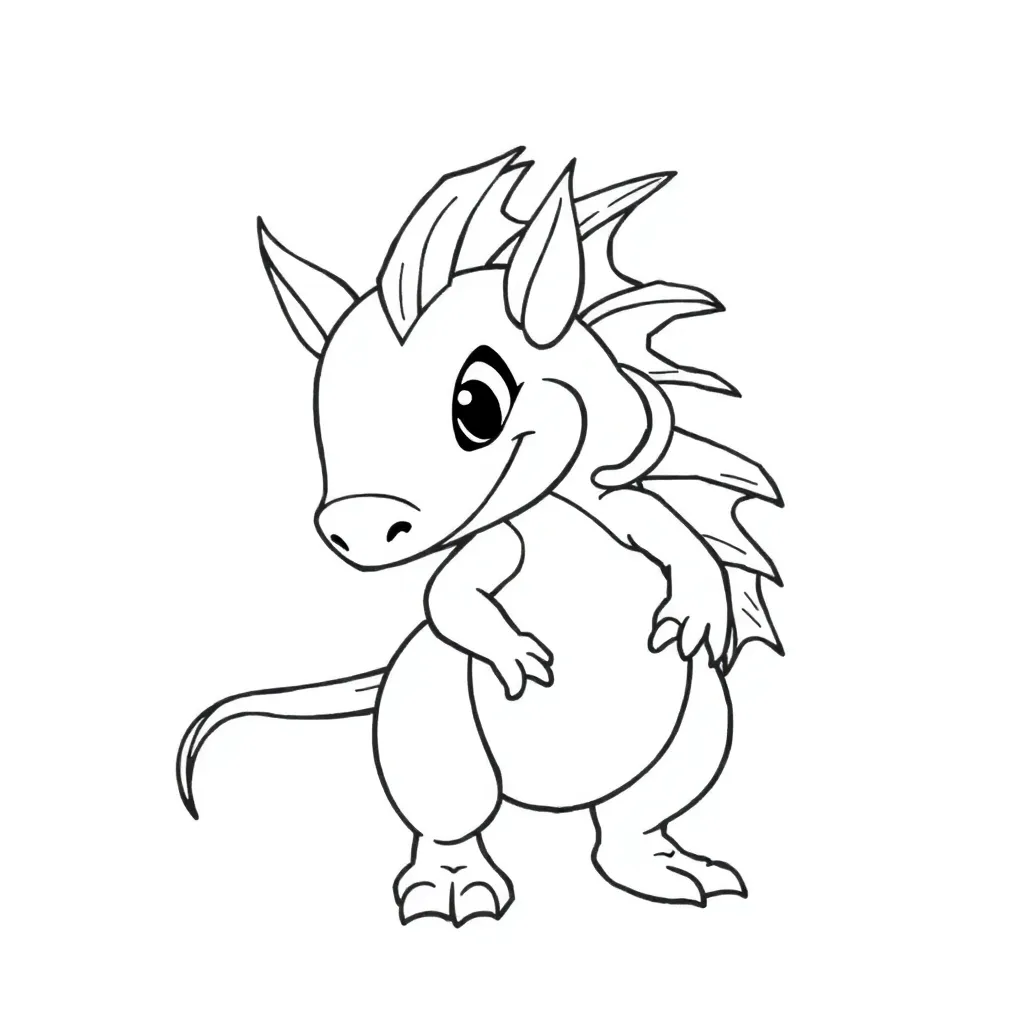 Plantilla para colorear para niños