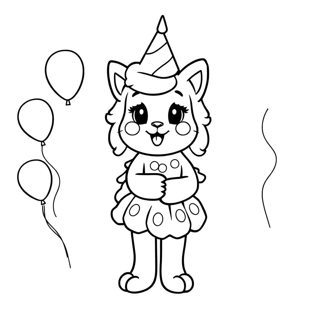 Plantilla para colorear para niños