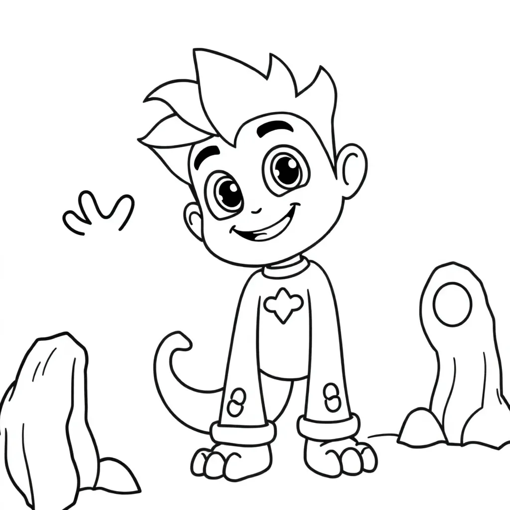 Plantilla para colorear para niños