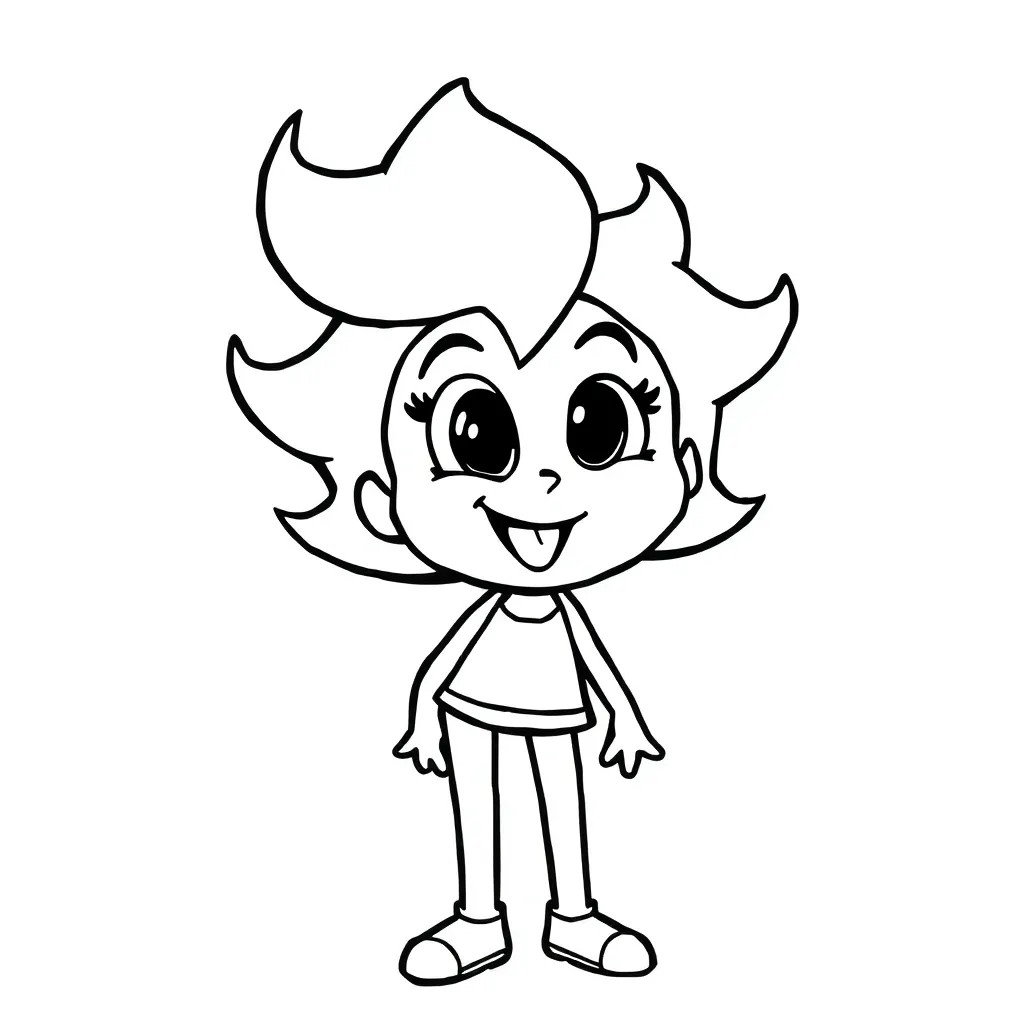 Plantilla para colorear para niños