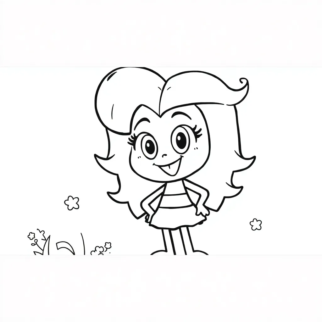 Plantilla para colorear para niños