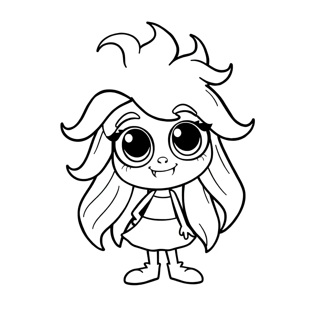 Plantilla para colorear para niños