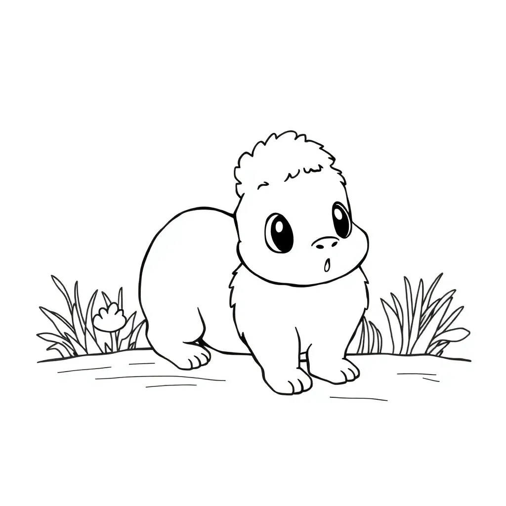 Plantilla para colorear para niños