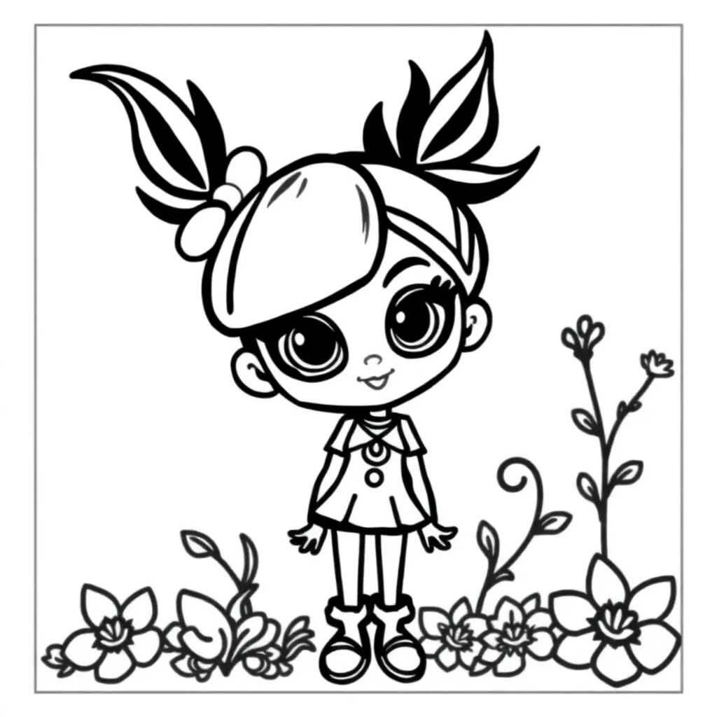 Plantilla para colorear para niños