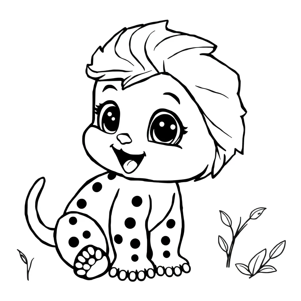 Plantilla para colorear para niños