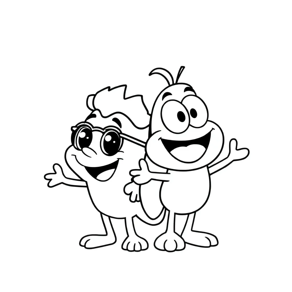 Plantilla para colorear para niños