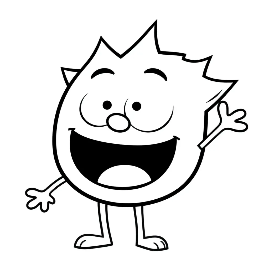 Plantilla para colorear para niños