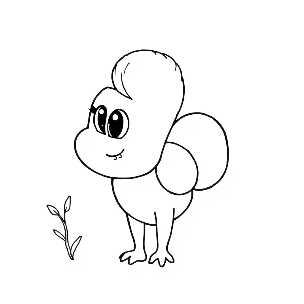 Plantilla para colorear para niños