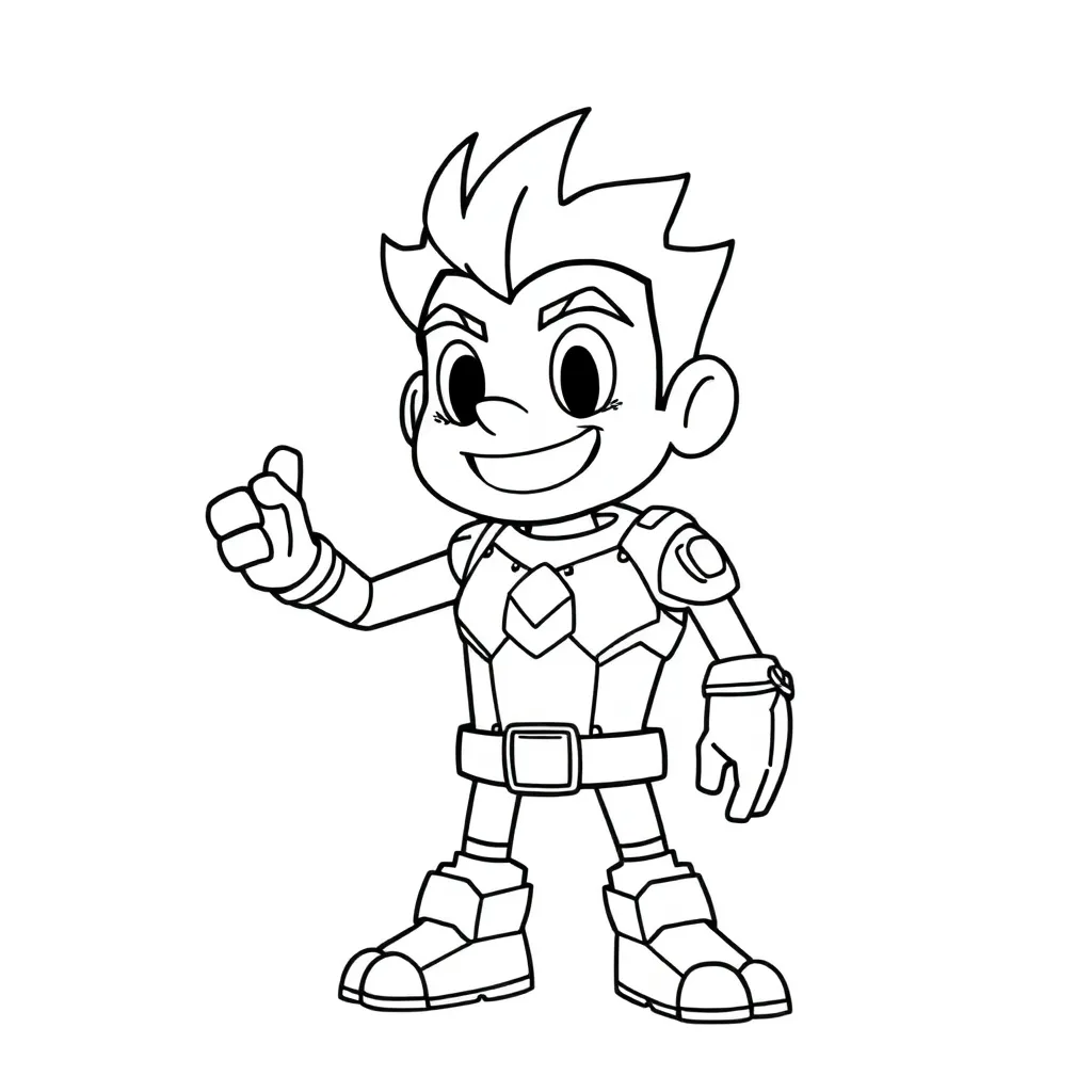 Plantilla para colorear para niños